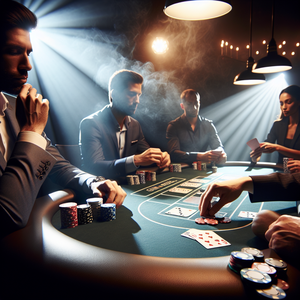 Poker strategy illustration