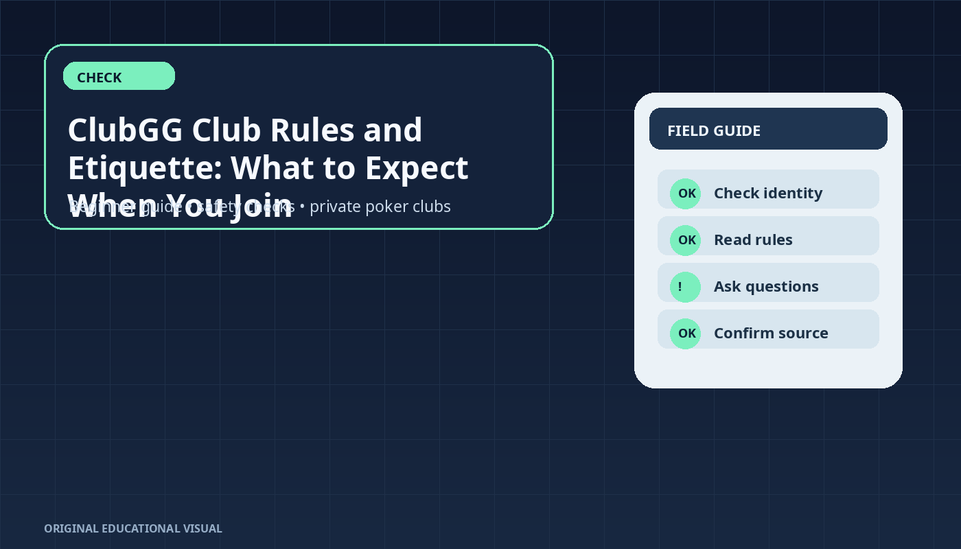 ClubGG Club Rules and Etiquette: What to Expect When You Join hero graphic